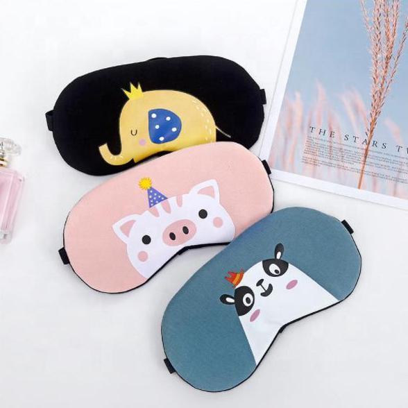 Penutup Mata karakter /Sleeping Eye mask/ Penutup Mata Polos Gel