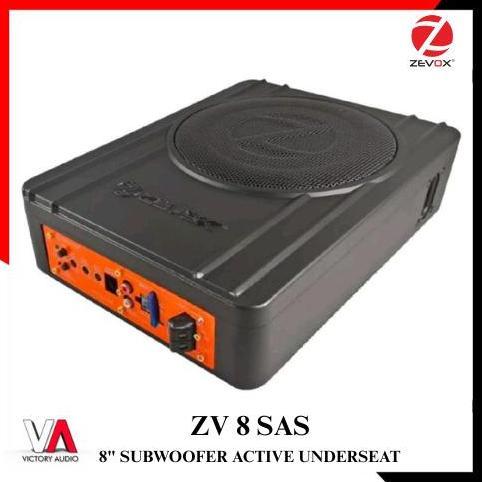 Subwoofer Aktif Kolong Jok Mobil ZEVOX ZV 8 SAS 8 Inch Sub Bass + Built In Power Amplifier + Built I