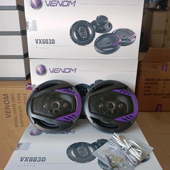Speaker Venom Diablo VX603D Speaker Mobil Venom 6 Inchi