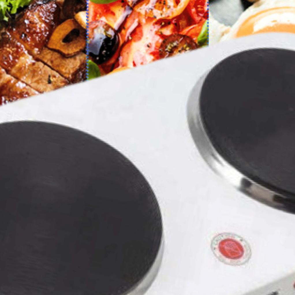 Cod Kirim Cepat Tokiwa Kompor Listrik 2 Tungku Low Watt Portable Cooking Stove 2 Heating Plate 2000W