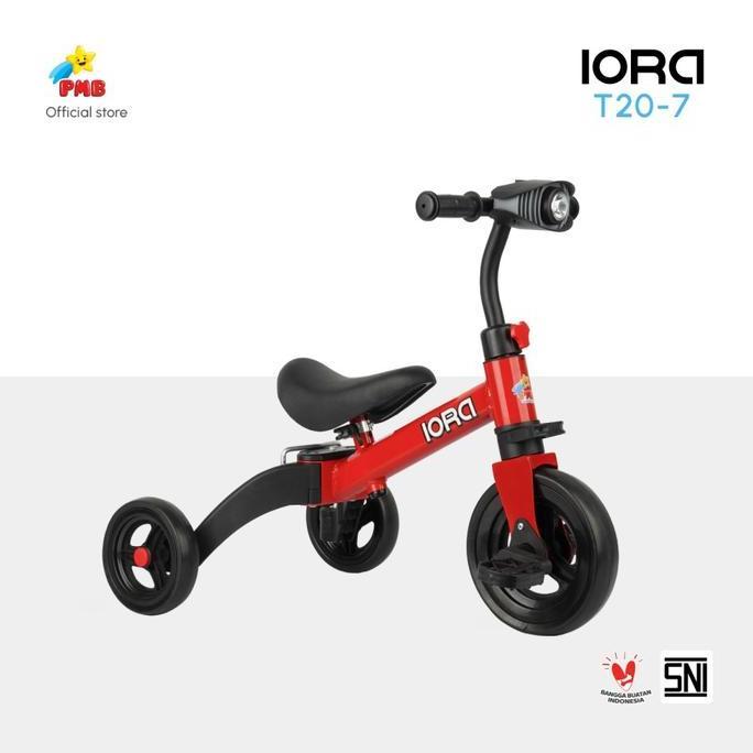 INSTANT BANDUNG Sepeda Keseimbangan Anak 3in1 Balance Bike Push Bike Tricycle ORIGINAL PMB IORA EXOT