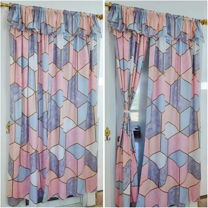 MB GORDEN PINTU KAMAR - GORDEN JENDELA PENDEK - HORDENG RUANG TAMU MOTIF MARBEL - KORDEN JENDELA KAM
