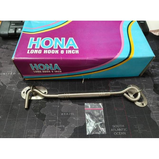 HONA HAK ANGIN / Hak Angin tebal Penahan Jendela window hook 8" hona
