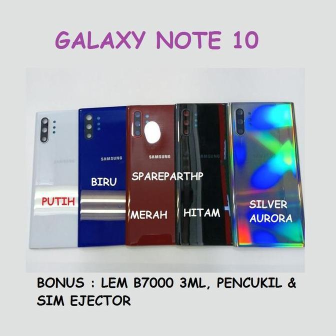 NEW SAMSUNG NOTE 10 PLUS BACKDOOR ORIGINAL ORI