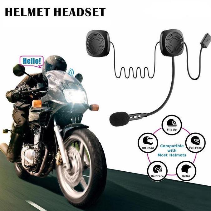 NEW HEADSET BLUETOOTH HELM MOTOR T2 - BLUETOOTH 5.0 MOTORCYCLE HELMET- BISA BAYAR DI TEMPAT / COD OR