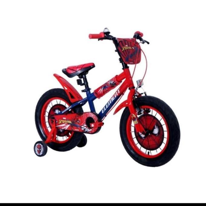Sepeda Anak BMX 18 Element spiderman New