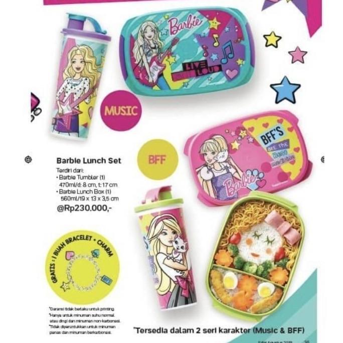 NEW TEMPAT MAKAN & MINUM ANAK TUPPERWARE KIDS LUNCH SET ORI