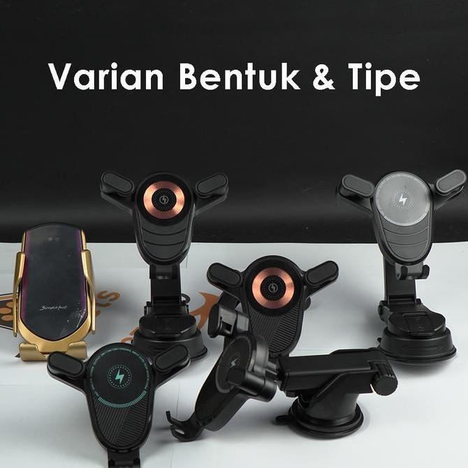 Charging Stand Wireless Otomatis Charger Hp Modern Adjustable Wireless Charger Hp Tanpa Kabel Prakti