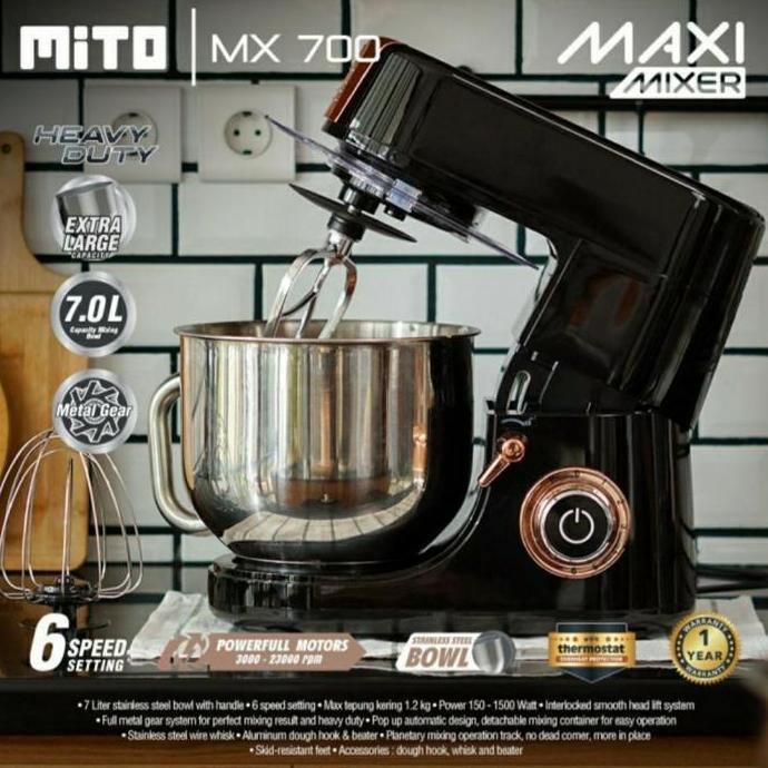 Dayanaputrisembilan - Mixer Jumbo Mito Mx 700 Maxi Mixer Mito Mx 700 Maxi Stand Mixer Mito