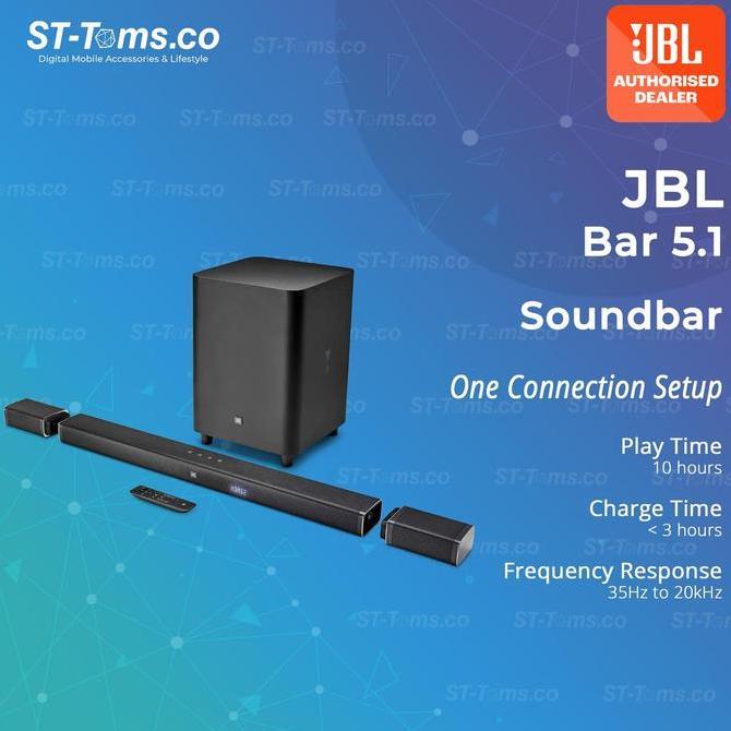 Promo Jbl Cinema Bar 5.1 Channel 4K Ultra Hd Soundbar Speaker System Cod
