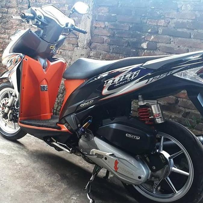 Promo Striping Click 125 Combi Brake 2012 Orange Vario 125 OLD Diskon