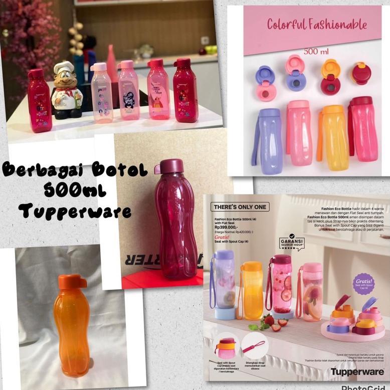 Botol Tupperware Promo  , Fashion Eco Bottle Tupperware 500ml, Botol Ulir Tupperware, Botol Mickey M