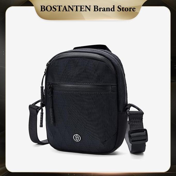 sivajansamni - [new arrival]bostanten tas selempang pria tas sling bag pria hitam/coklat/hijau/biru 