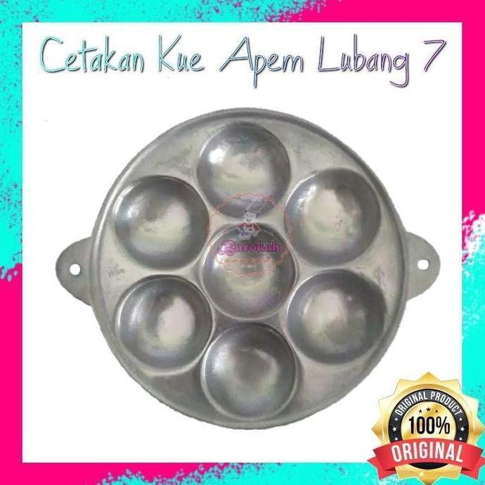 Sid- Sk - 1 Pc [Ct-7L] Ori 100% Cetakan Telur Puyuh Kue Cubit 7 Lubang Telor Maklor Takoyaki Paling 