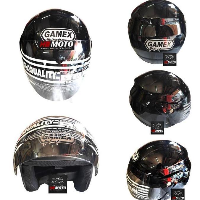 Helm Gamex Black GMX1SOLIDBLACK / Helm  / Helm Half Face / Helm