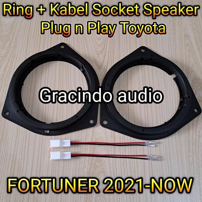 NEW Ring plus Kabel Soket Speaker PNP Toyota Fortuner 2021 - 2026