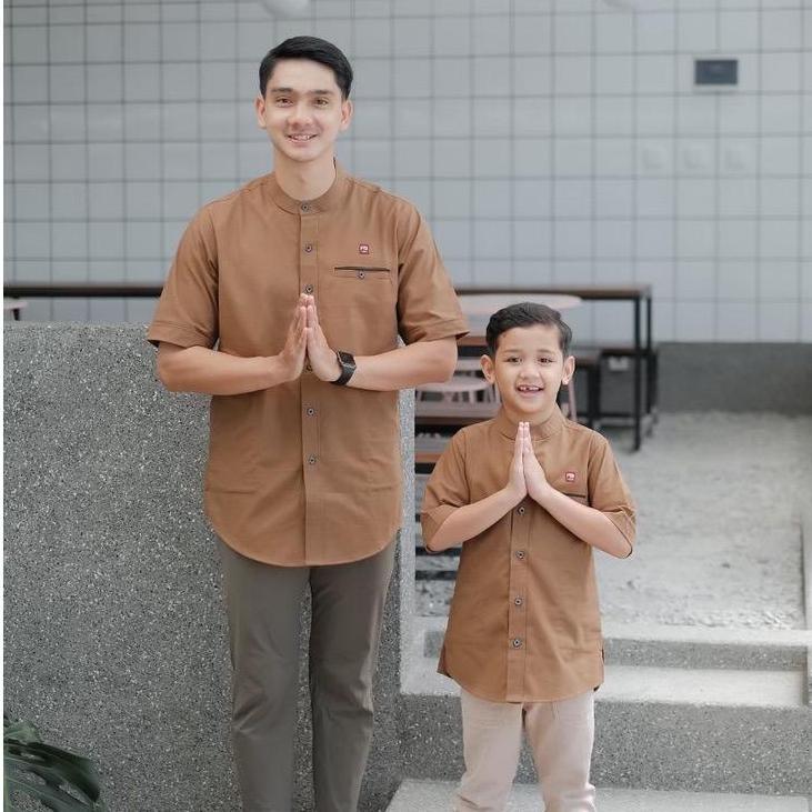 TERLARIS BAJU KOKO COUPLE AYAH DAN ANAK BAHAN TOYOBO KEMKO KOKO AYAH DAN ANAK
