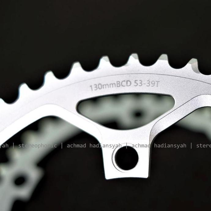 Chainring Litepro 53-39 Chainring Litepro 39-53 Chainring BCD130 5BOLT