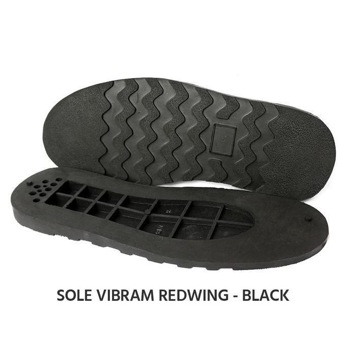 Ready sol redwing vibram hitam dan krem karet, sol potong