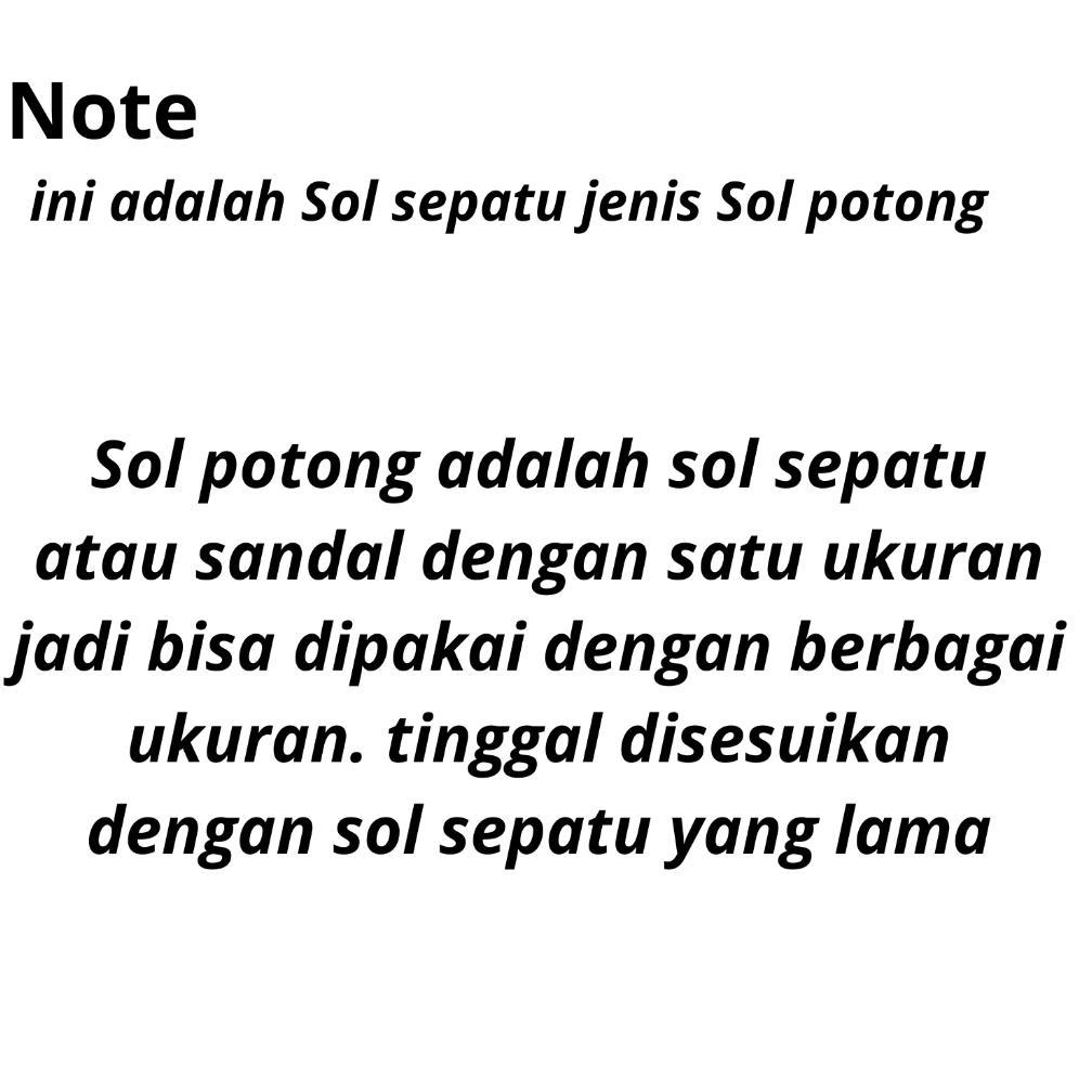 ERLONALIPEDIA OUTSOL KARET SOL SEPATU PRIA ALAS SEPATU SEPATU KARET ASLI ORIGINAL
