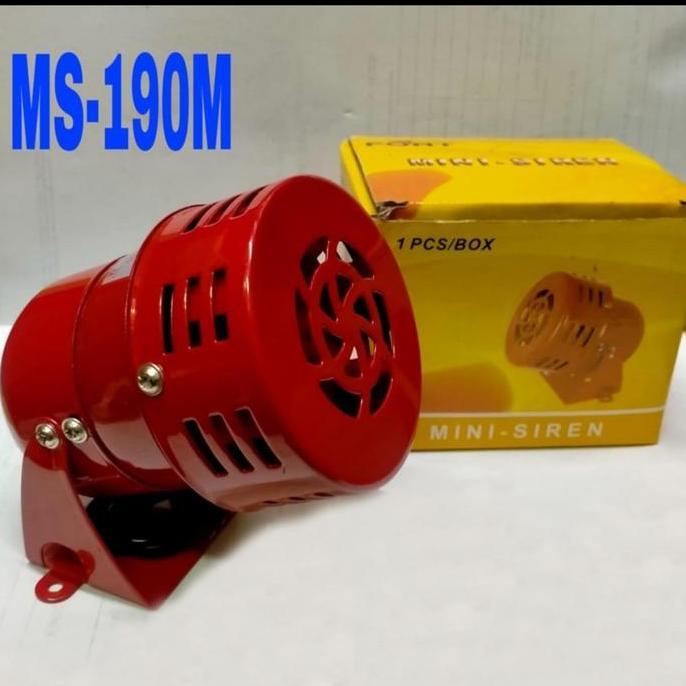 Mini Sirine Motor Sirine Ms-190 M 3" Fort