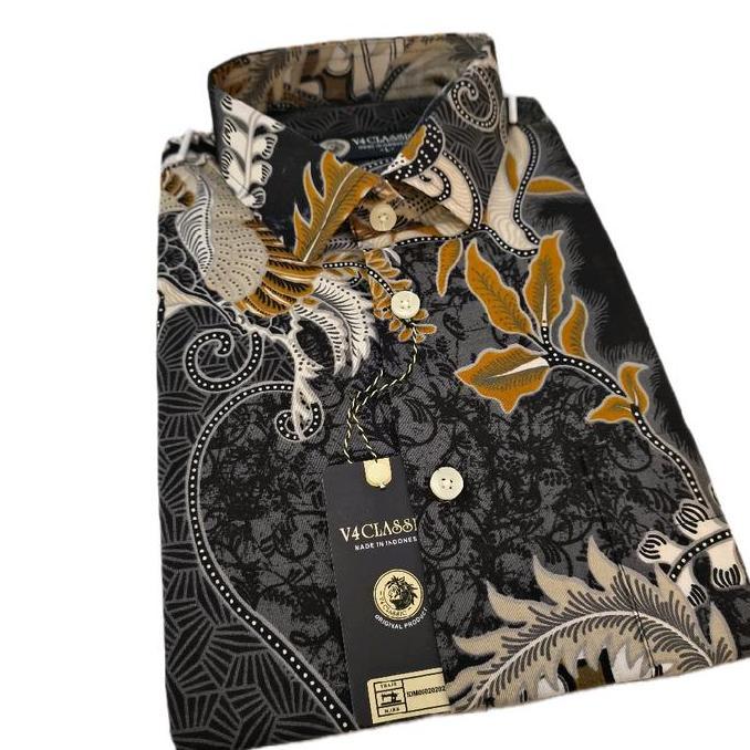New V4 Classic - Kemeja Batik lengan pendek - M L XL - BR 246.