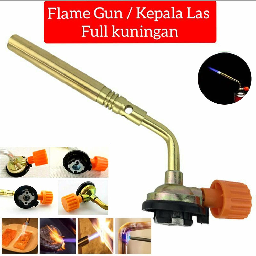 Gas Torch Blender Las Manual / Kepala Gas Blow Torch Tembaga Kuningan / Kepala Las Manual Blow Torch