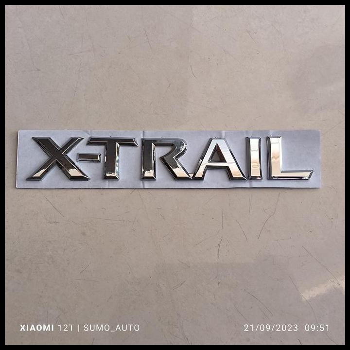 HOT DEAL EMBLEM TULISAN XTRAIL NISSAN XTRAIL T30 DAN T31 EMBLEM X-TRAIL 
