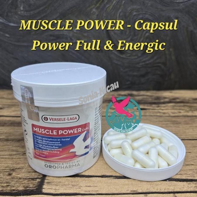 Versele Laga Muscle Power Capsul Utk Merpati Balap Vitamin Otot Burung