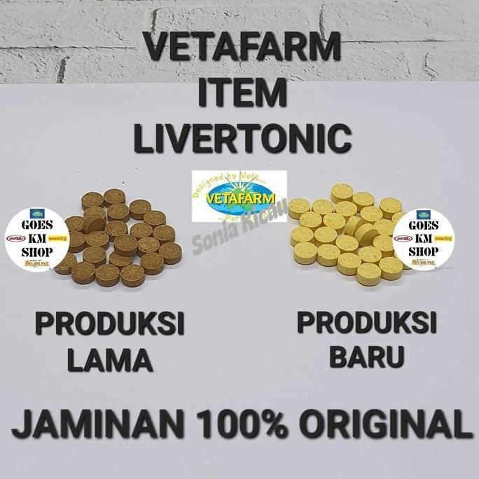 Min.5 Tablet Livertonic/Liverclens Vetafarm Untuk Merpati