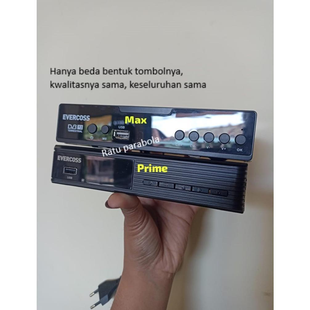VELMORA SET TOP BOX TV DIGITAL  EVERCOSS STB EVERCROSS MAX DVB T2 TV DIGITAL PREMIUM