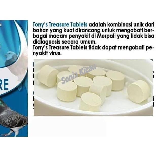 Vetafarm Tablet Tony Treasure Vetafarm Eceran - Mengatasi Permasalahan Burung