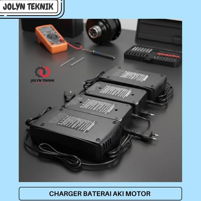Charger Baterai Converter Aki Motor Skuter Sepeda Listrik / Motor Listrik 48V 12Ah / 48V 20Ah / 60V 