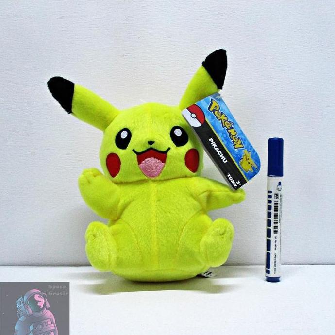 NEW BONEKA POKEMON PIKACHU TAKARA TOMY ORI