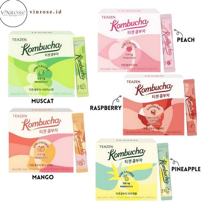 kyloup - [10 sachet] teazen kombucha tea korea/ teh detoks diet