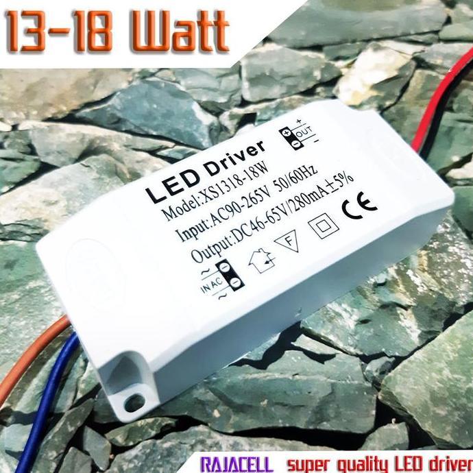 LED Driver 13w - 18w untuk lampu LED HPL CRE COB Power Supply Adaptor