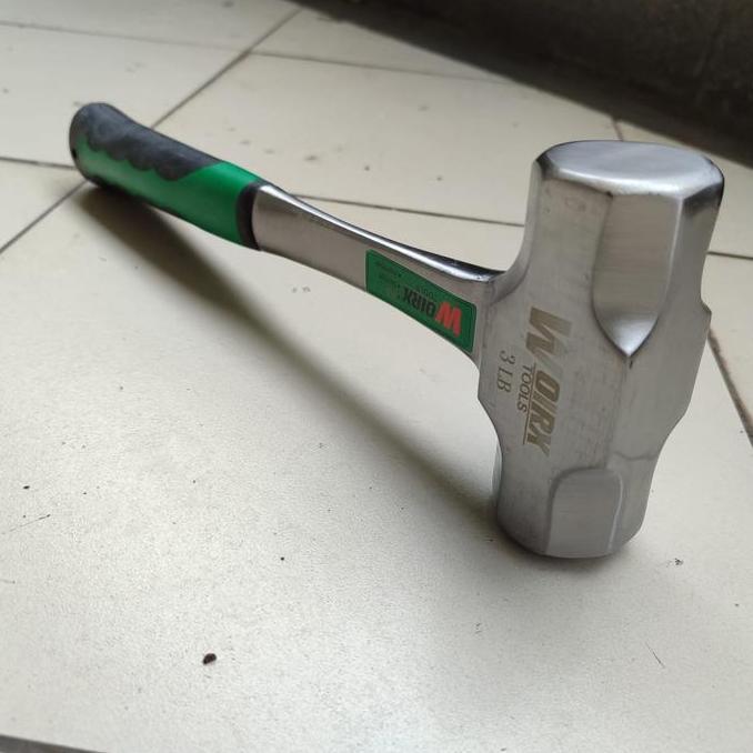 Palu Godam Palu Batu Gagang Besi 2 Lb 1 Kg 3 Lb 1,5 Kg Woirx