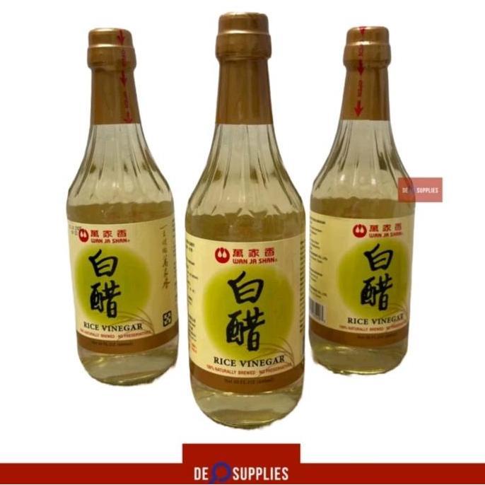 Evardoqueen - Wan Ja Shan Rice Vinegar 600Ml - Cuka Makan / Beras Wanjashan Premium