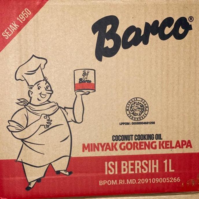 Kordesan - Minyak Goreng Barco 1 Liter Botol Dus Isi 12