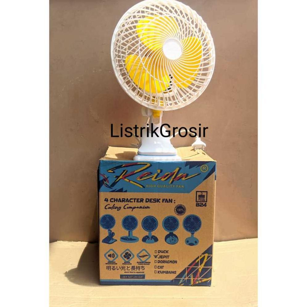 Hot Deals Kipas Angin Jepit Meja Dinding 8" 8 Inch Reida 3In1 Kipas National Quality Sni