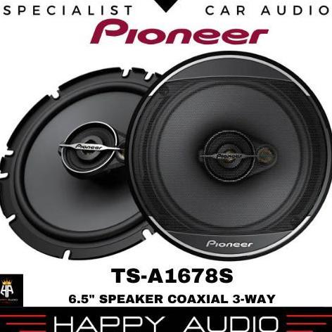 Warungresi819 - Speaker Coaxial Pioneer 3-Way 6.5 Inch TS-A1678S Midbass Built In tweeter A Series O