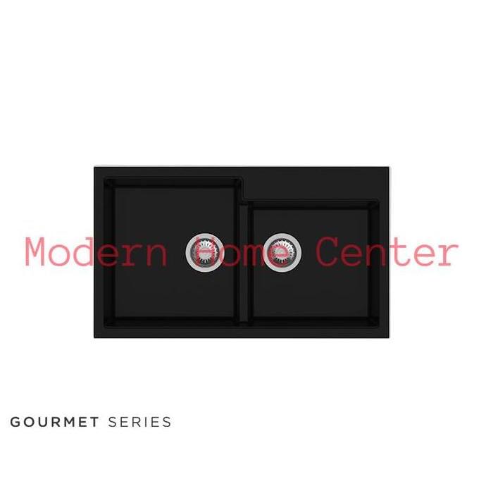 TERLARIS MODENA KITCHEN SINK KS 9200F LM (BLACK) / KS 9200F WP (WHITE)