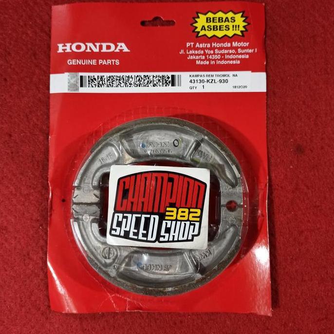 Kampas Rem Belakang Honda ORI Vario Scoopy Beat Vario 125 Vario 150