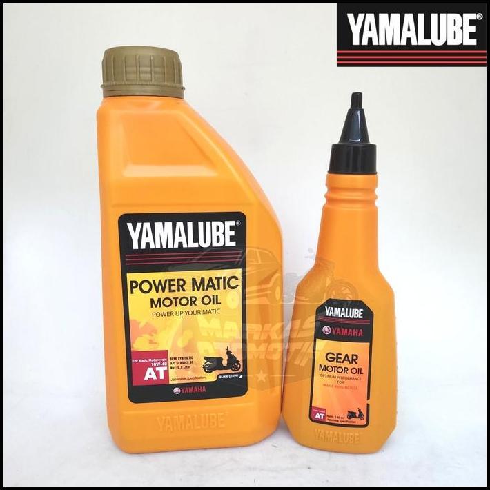 PROMO PAKET OLI YAMALUBE POWER MATIC 10W40 0.8ML+OLI GARDAN 140ML/100% ORI 
