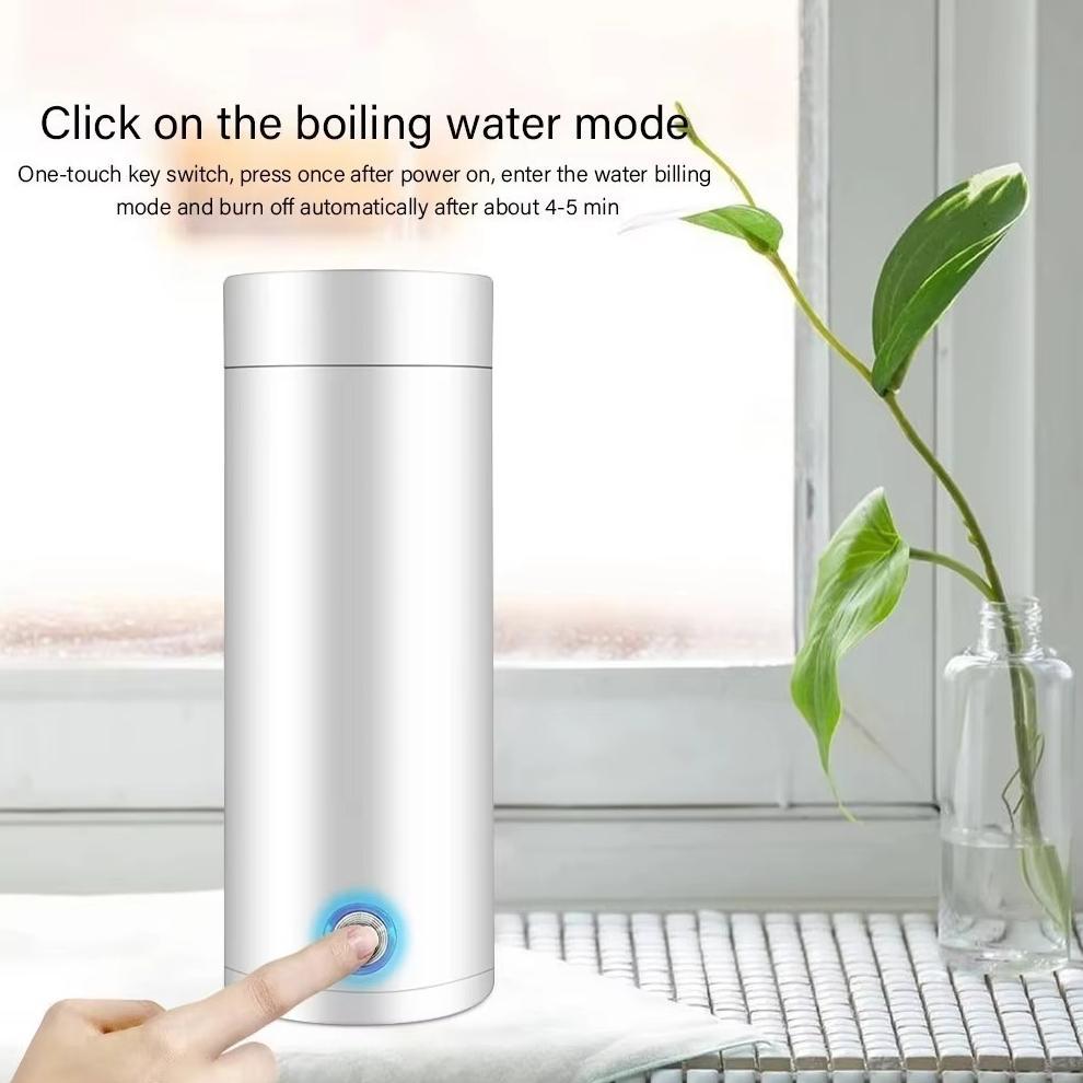 BIG SALE Teko Listrik Portable 400ml - Pemanas Air Mini untuk Travel/Kantor, Pemanas Cepat, Bisa USB