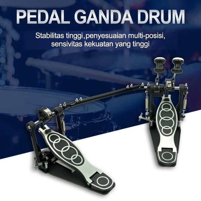 Benston Music Pedal drum ganda/aksesori pedal drum/aksesori drum/pedal drum universal