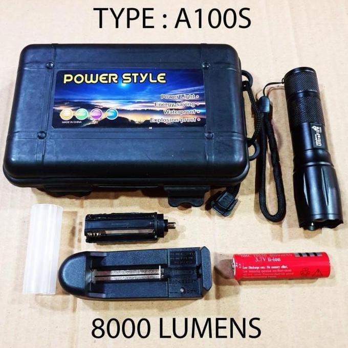SENTER SWAT XML-T6 12000 LUMENS ORIGINAL ZOOMABLE / SENTER SWAT CAS