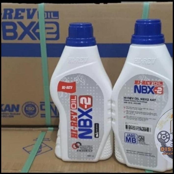 TERLARIS Oli Mesin Hi-Rev NBX2 10W30 0,8liter Oli Mesin Motor Matic
