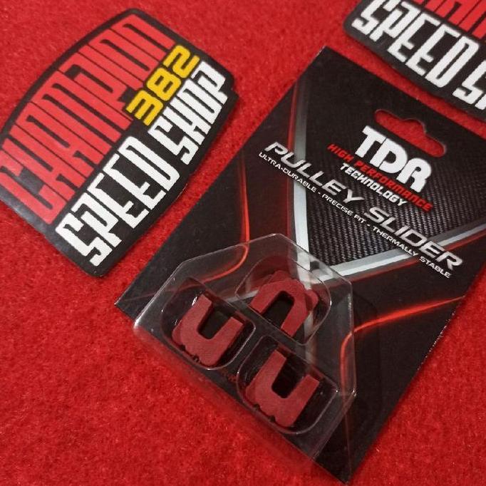 Slider Set Slide Piece Karet Pulley CVT TDR Racing Mio Sporty Mio Smile Fino Karbu Nouvo Karbu Mio J