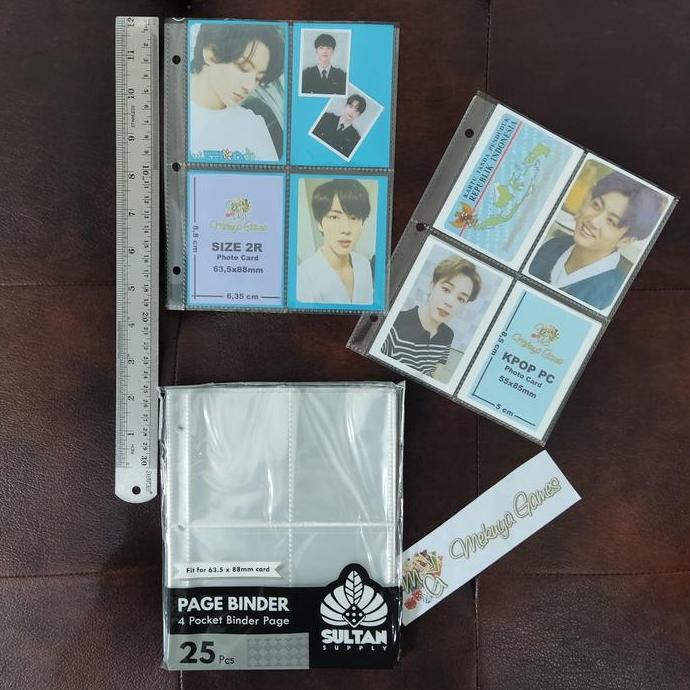 Sultan 8p A5 Sleeve 4p Page Binder 67x92mm 2R Pokemon Sport KPop Photo